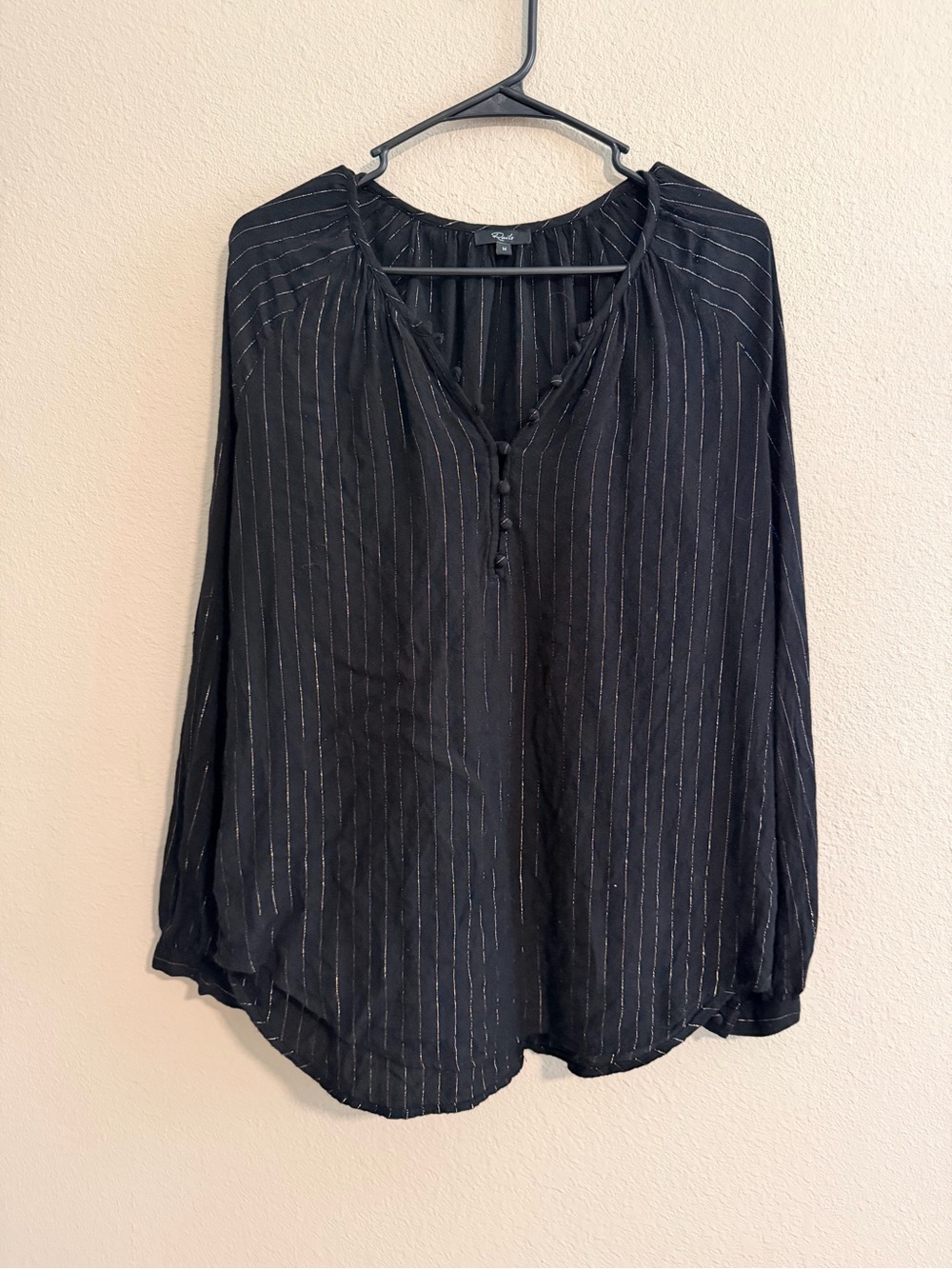 Rails Abby Metallic Stripe Top